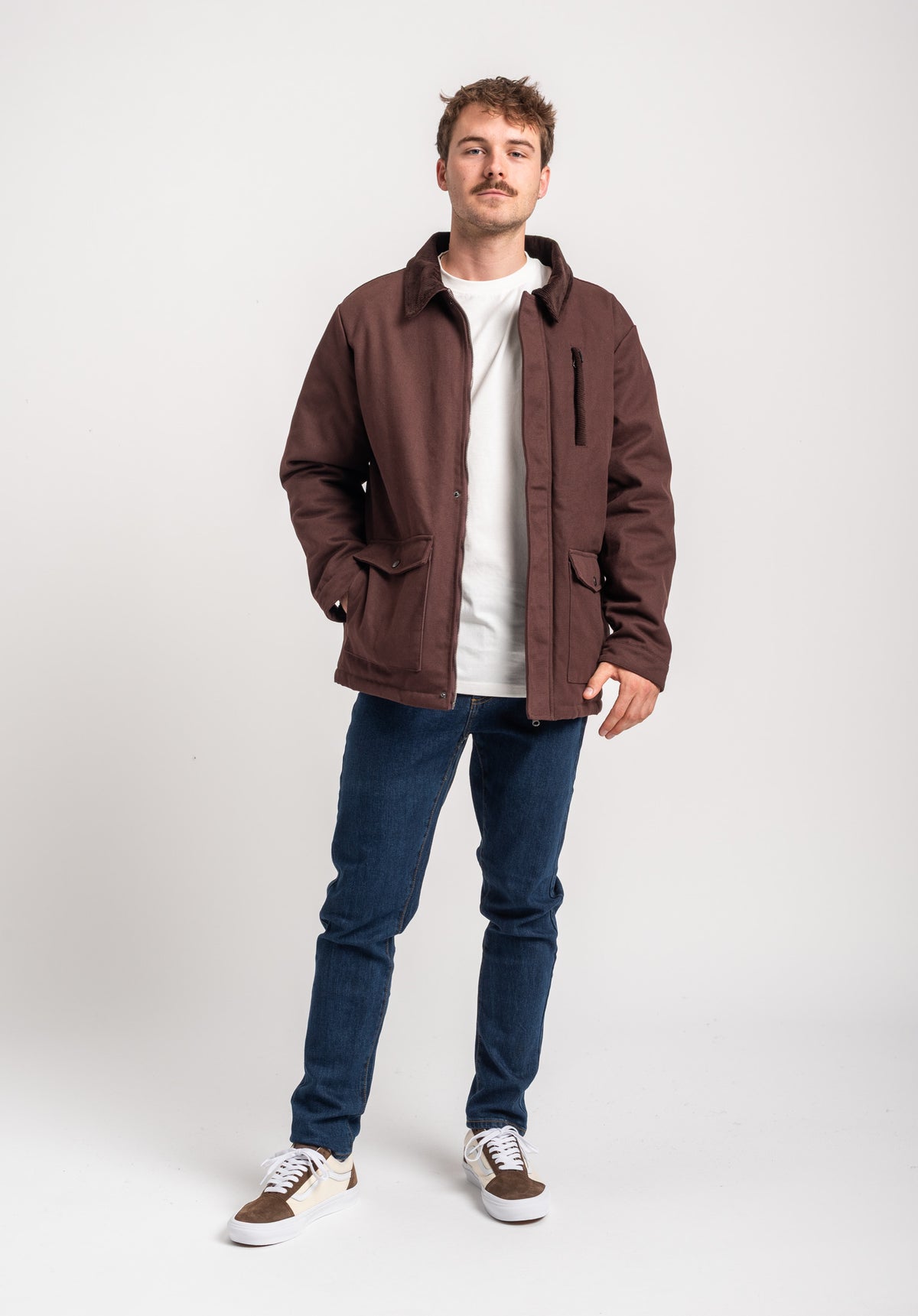 Rules Solae Winterjacke chocolatefudge – Rückenansicht