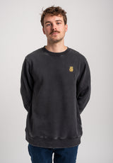 Rules Hiking Pack Sweatshirt blackfaded – Vorderansicht