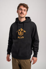 Rules Pine Trees Hoodie black – Rückenansicht