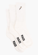 Rules Marshmellow Socken offwhite – Vorderansicht