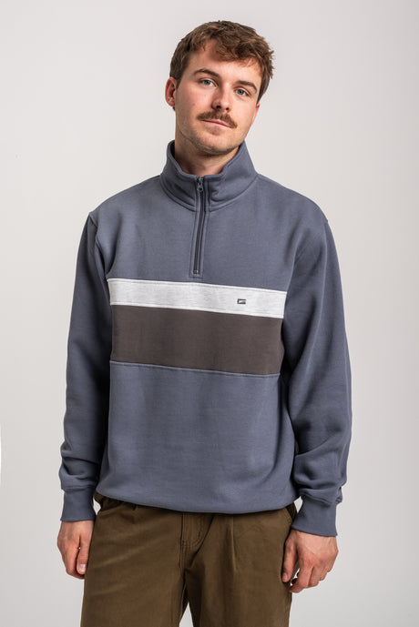 Rules Noen Sweatshirt fogblue-grey – Vorderansicht