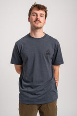 Rules Campfire T-Shirt fogbluemottled – Vorderansicht