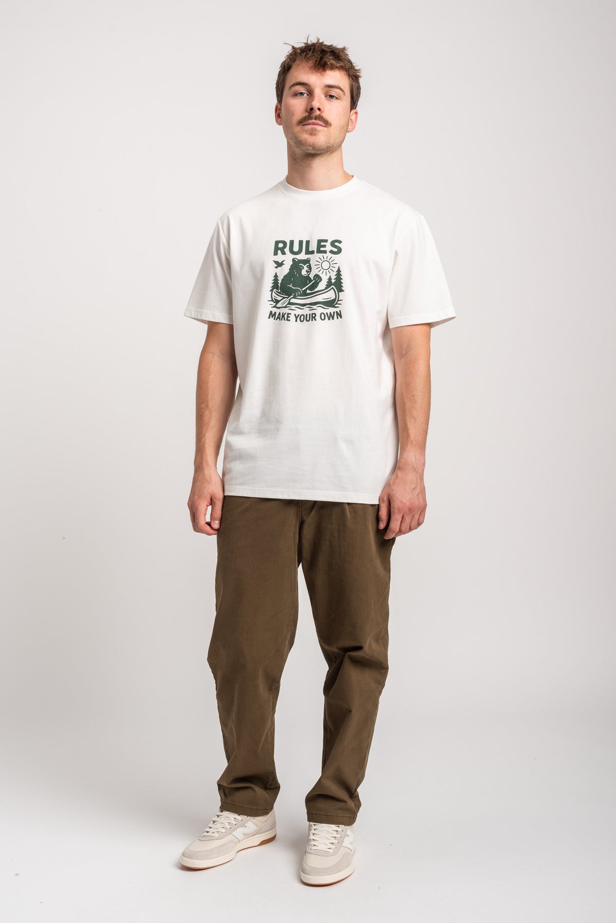 Rules Float Mode T-Shirt offwhite – Rückenansicht