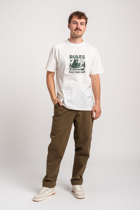 Rules Float Mode T-Shirt offwhite – Vorderansicht
