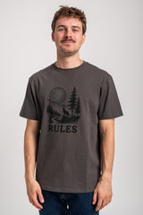 Rules Jonel T-Shirt leadgrey – Vorderansicht