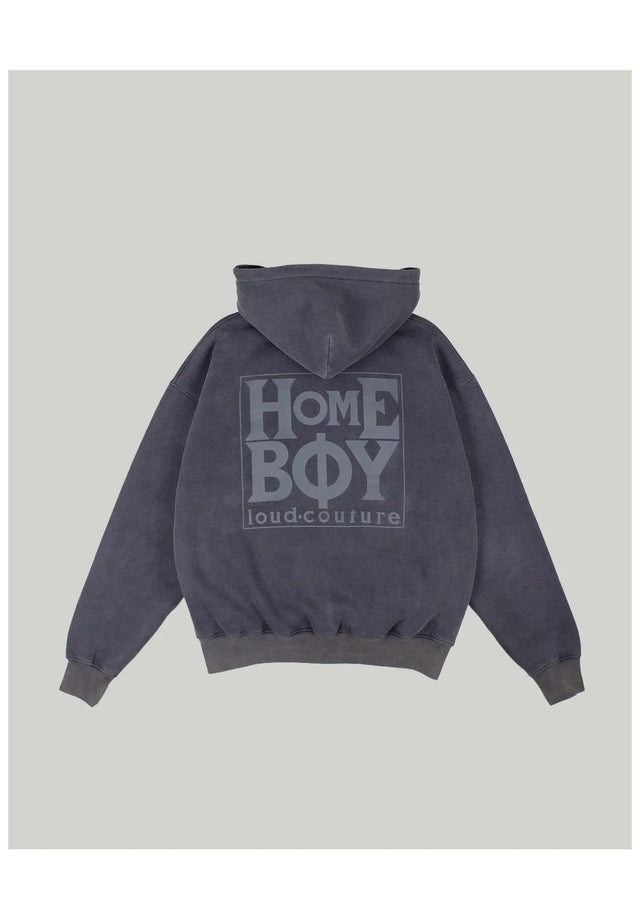 Old School Zipper grey-washed Vorderansicht