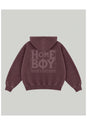 Old School Zipper maroon-washed Vorderansicht