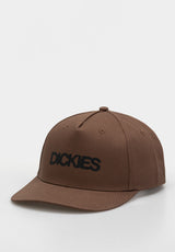 Dickies Torrey Snapback Cap timberbrown – Vorderansicht