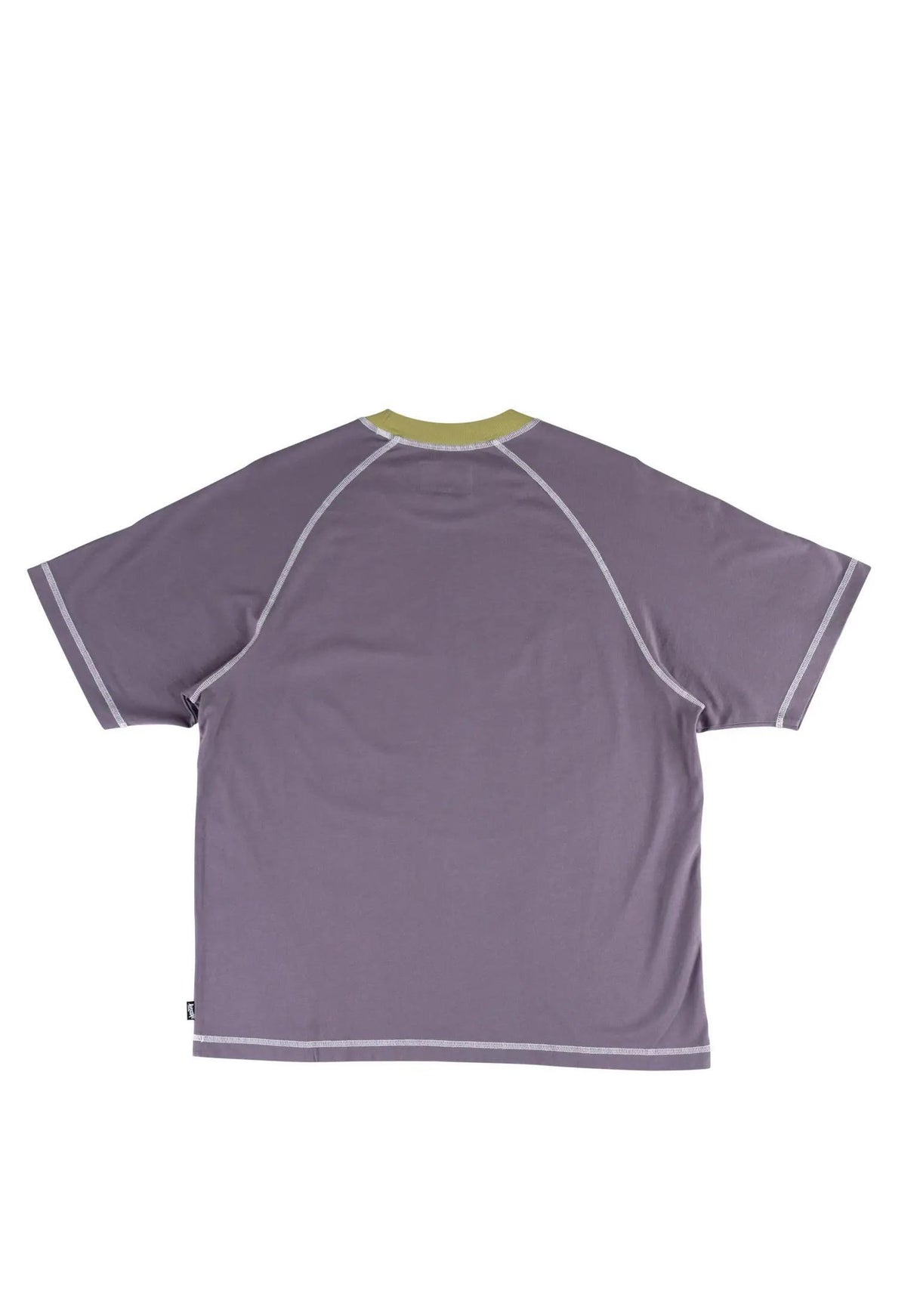 Rash Boxy Paneled Raglan grape Rueckenansicht