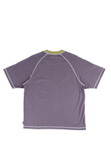 Rash Boxy Paneled Raglan grape Rueckenansicht