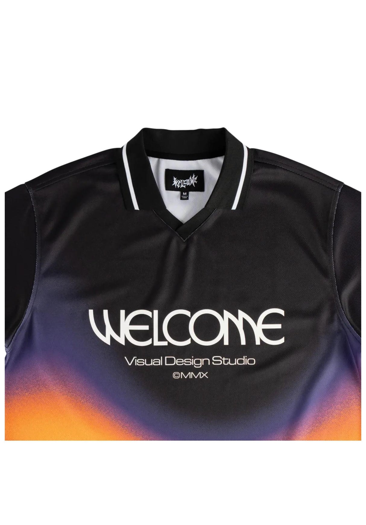 Nova Micromesh Soccer Jersey black Closeup1