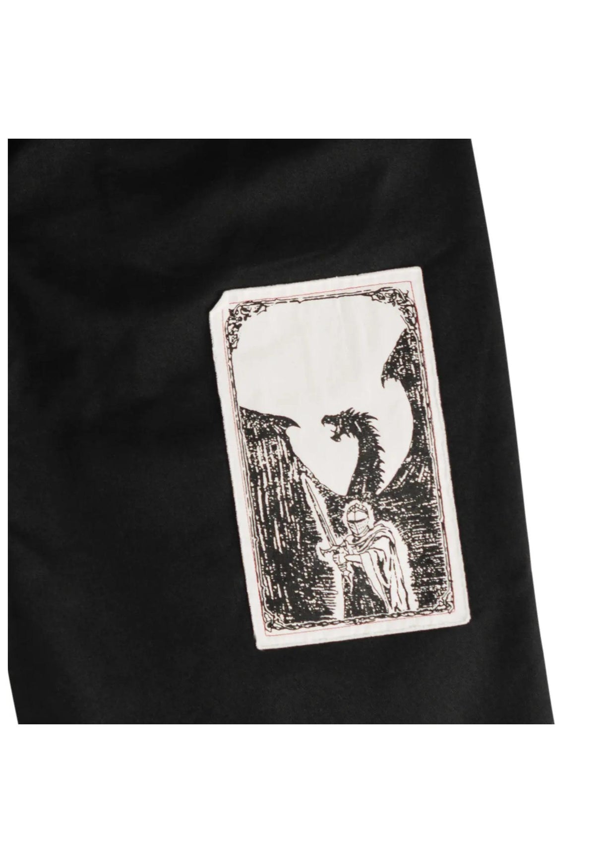 Shinner Cut-Off Twill With Patches black Closeup2