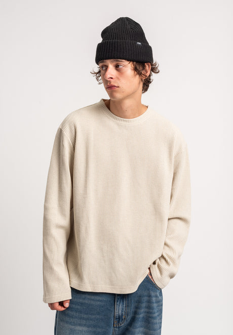 TITUS Waffle Longsleeve offwhite – Ansicht 1