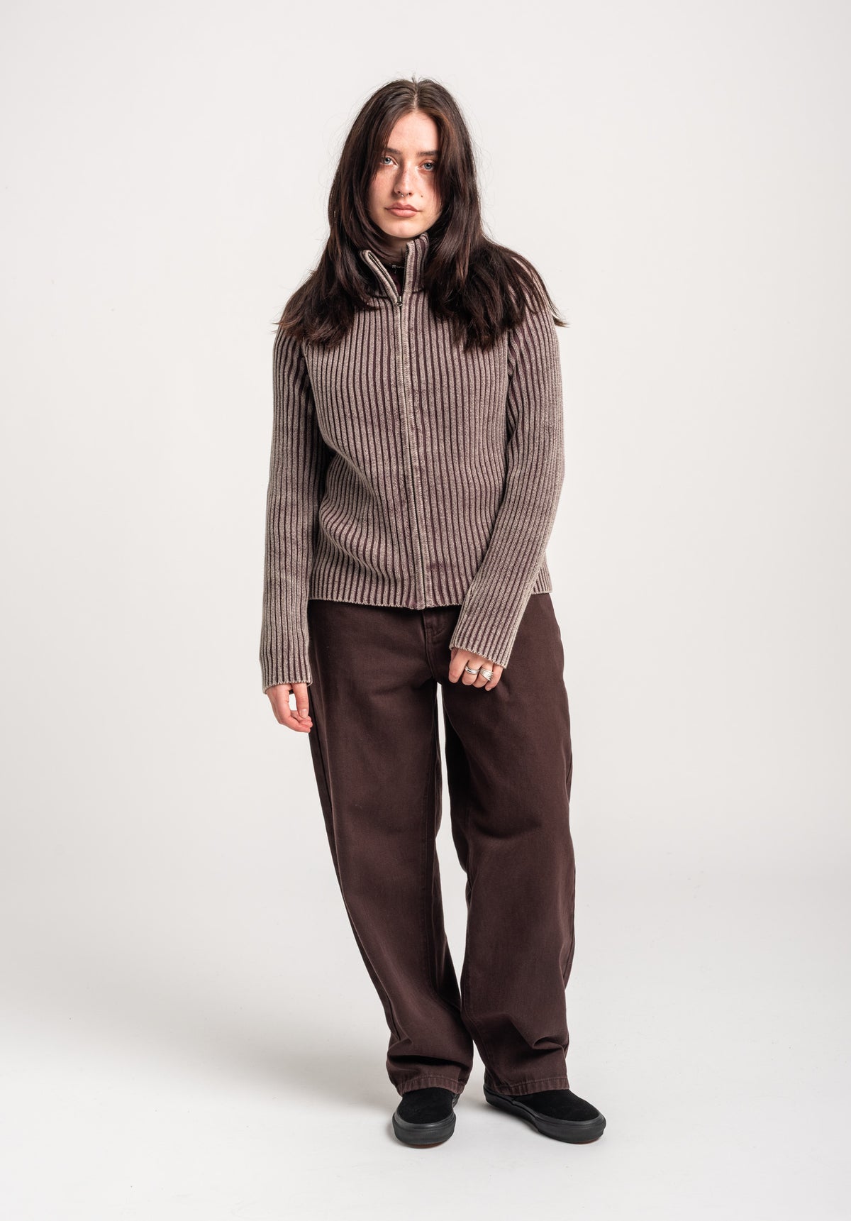 TITUS Bojana Strickjacke darkberry – Detailansicht 2
