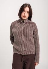 TITUS Bojana Strickjacke darkberry – Rückenansicht