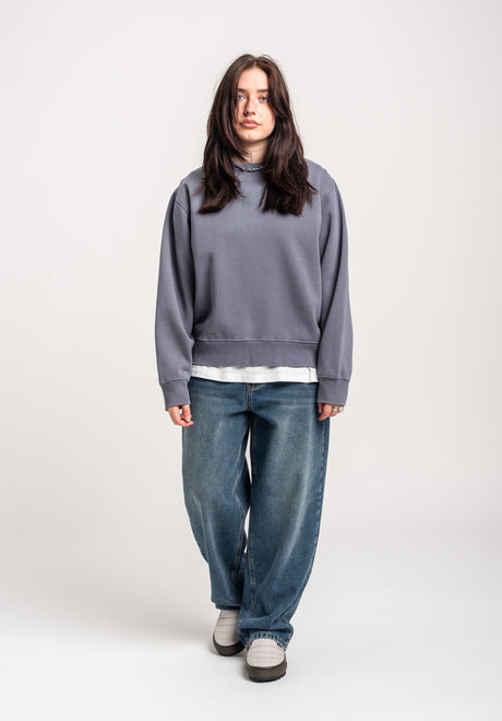 TITUS W Heritage Clean Sweatshirt greybluefaded – Detailansicht 2