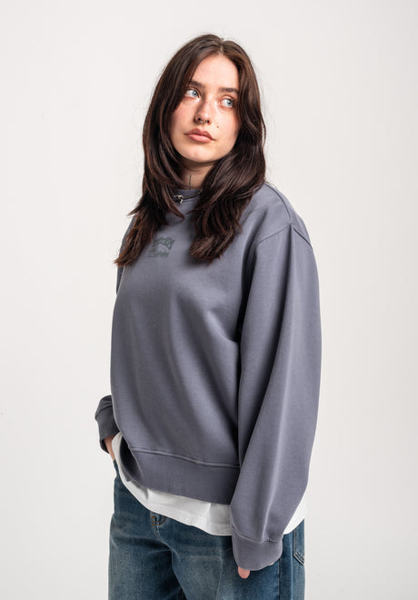 TITUS W Heritage Clean Sweatshirt greybluefaded – Oberansicht