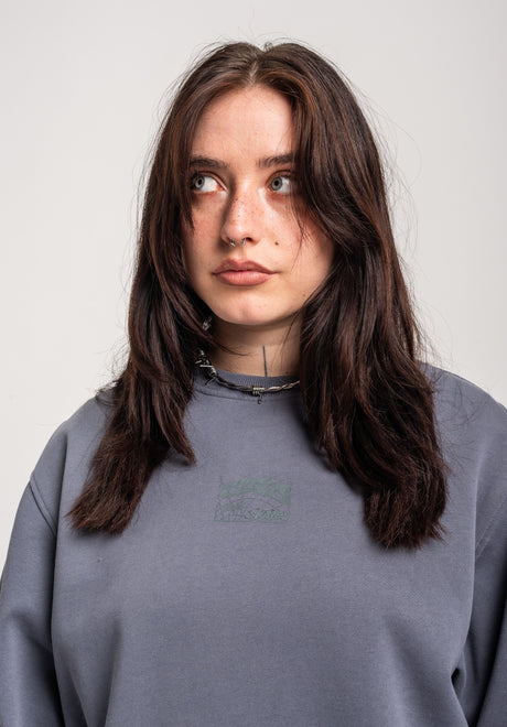TITUS W Heritage Clean Sweatshirt greybluefaded – Unteransicht
