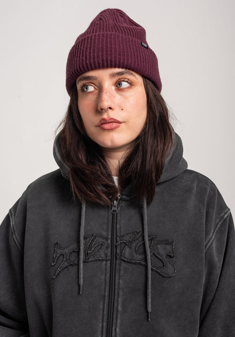 TITUS W Classic Front Zip-Hoodie blackfaded – Detailansicht 1
