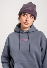 TITUS Dilja Hoodie greyblue – Oberansicht