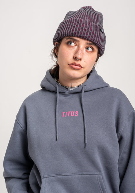 TITUS Dilja Hoodie greyblue – Oberansicht