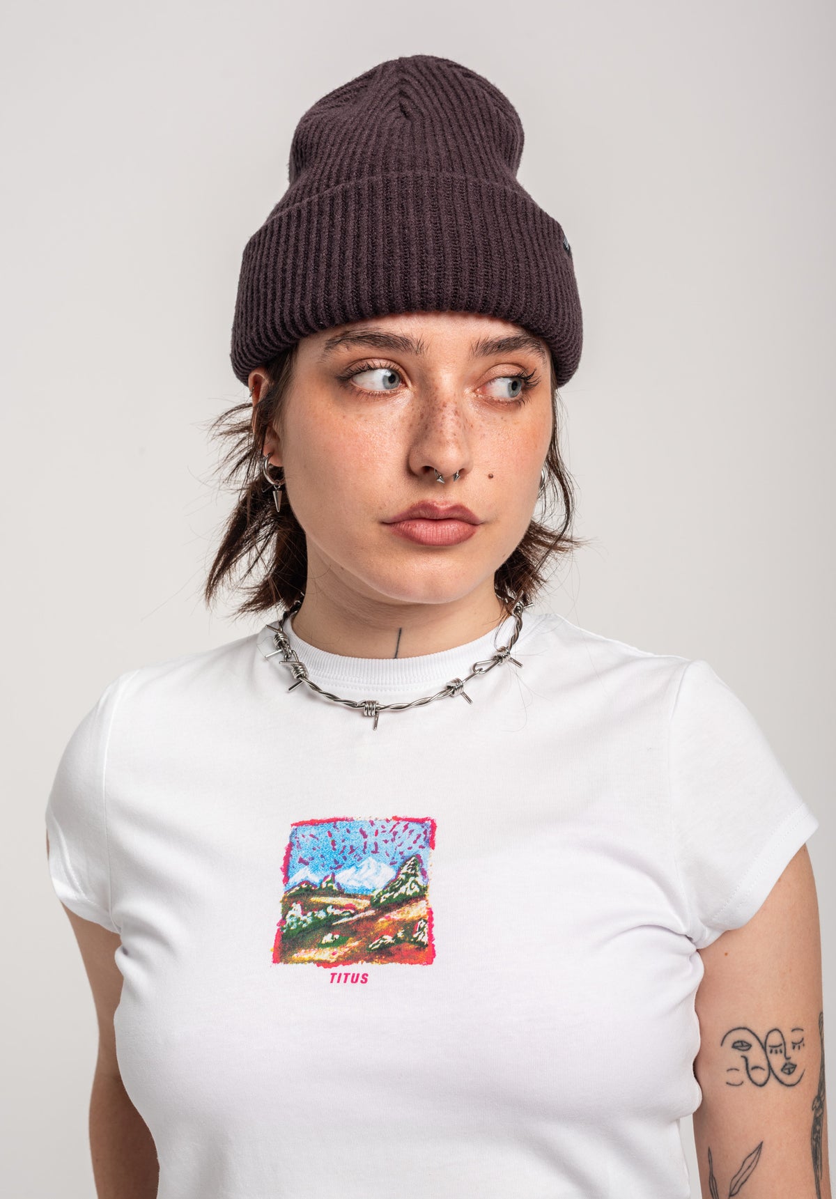 TITUS Ranka T-Shirt white – Rückenansicht