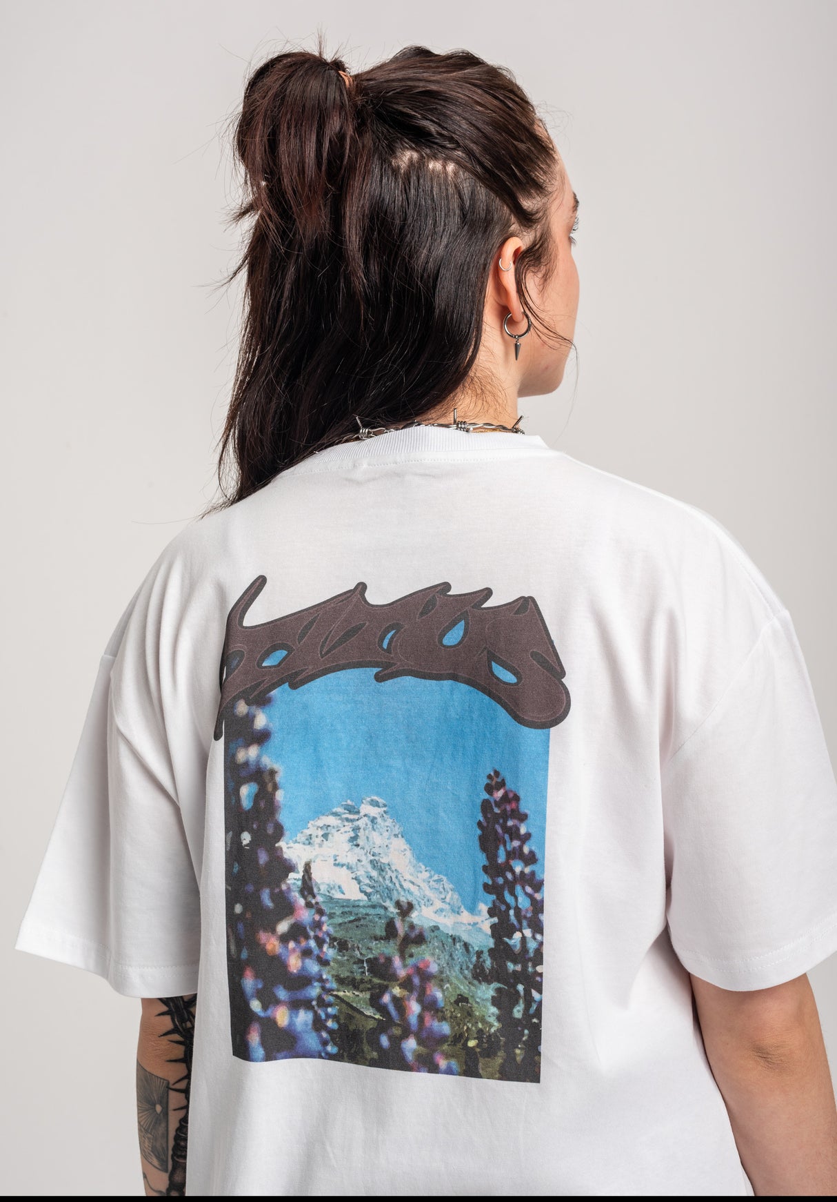TITUS W Yven T-Shirt white – Detailansicht 1