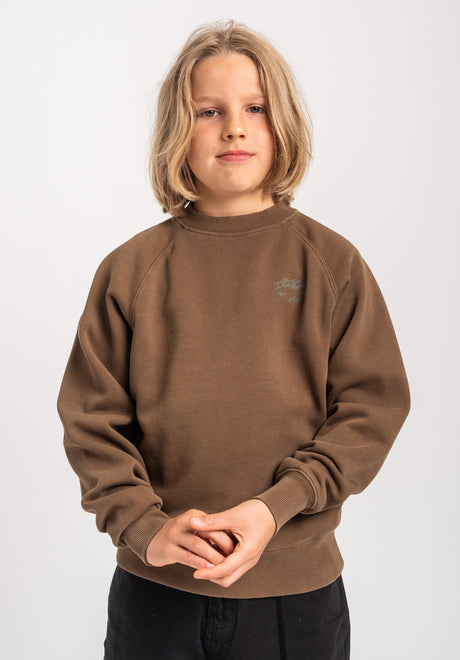 TITUS Heritage Clean Kids Sweatshirt darkolivefaded – Ansicht 1