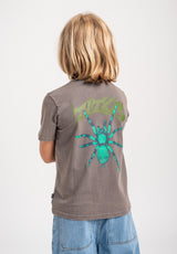TITUS Zoya Kids T-Shirt greybluefaded – Rückenansicht