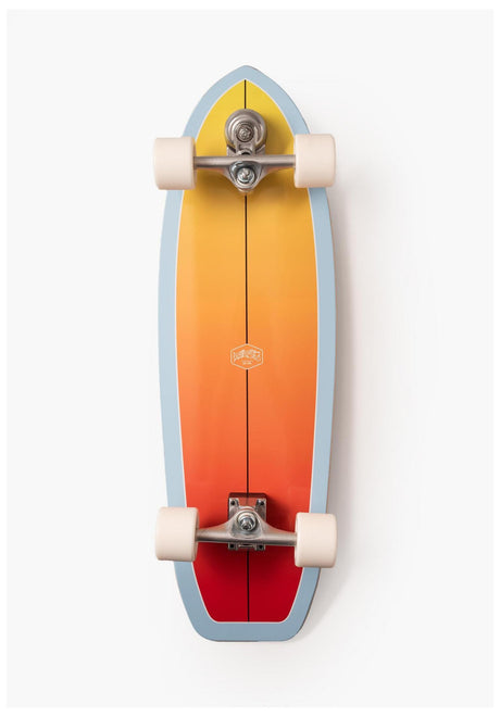TITUS Surf Skate Sunburst Cruiser-Komplett orange – Detailansicht 2