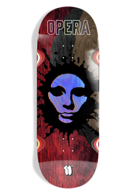 Opera Fattie Triple Torn Big Mask EX7 Deck red-black – Vorderansicht