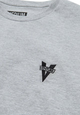 Venture Heritage Embroidered T-Shirt ash grey-heather-black – Rückenansicht