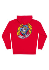 Santa-Cruz Pokémon TCG Hand Heavyweight Zip-Hoodie red – Rückenansicht