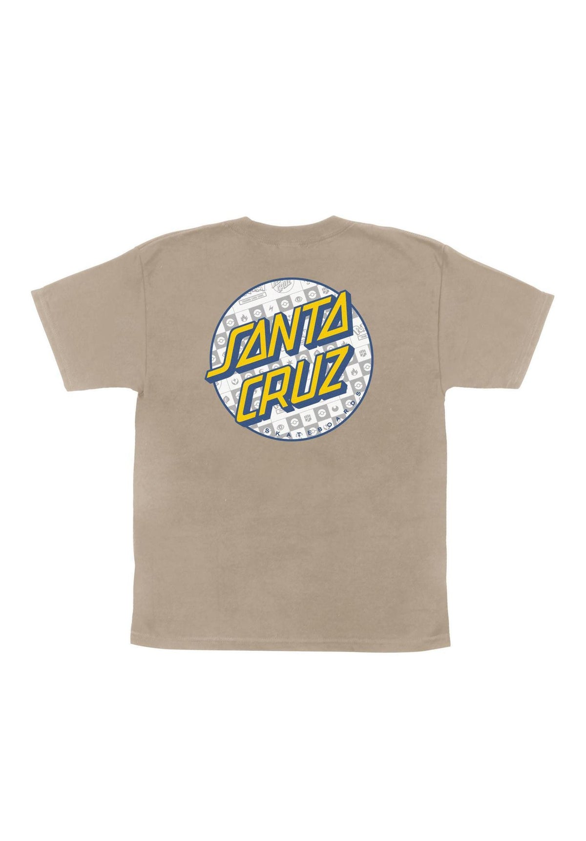 Santa-Cruz Pokémon Energy Dot Youth Midweight T-Shirt sand – Rückenansicht