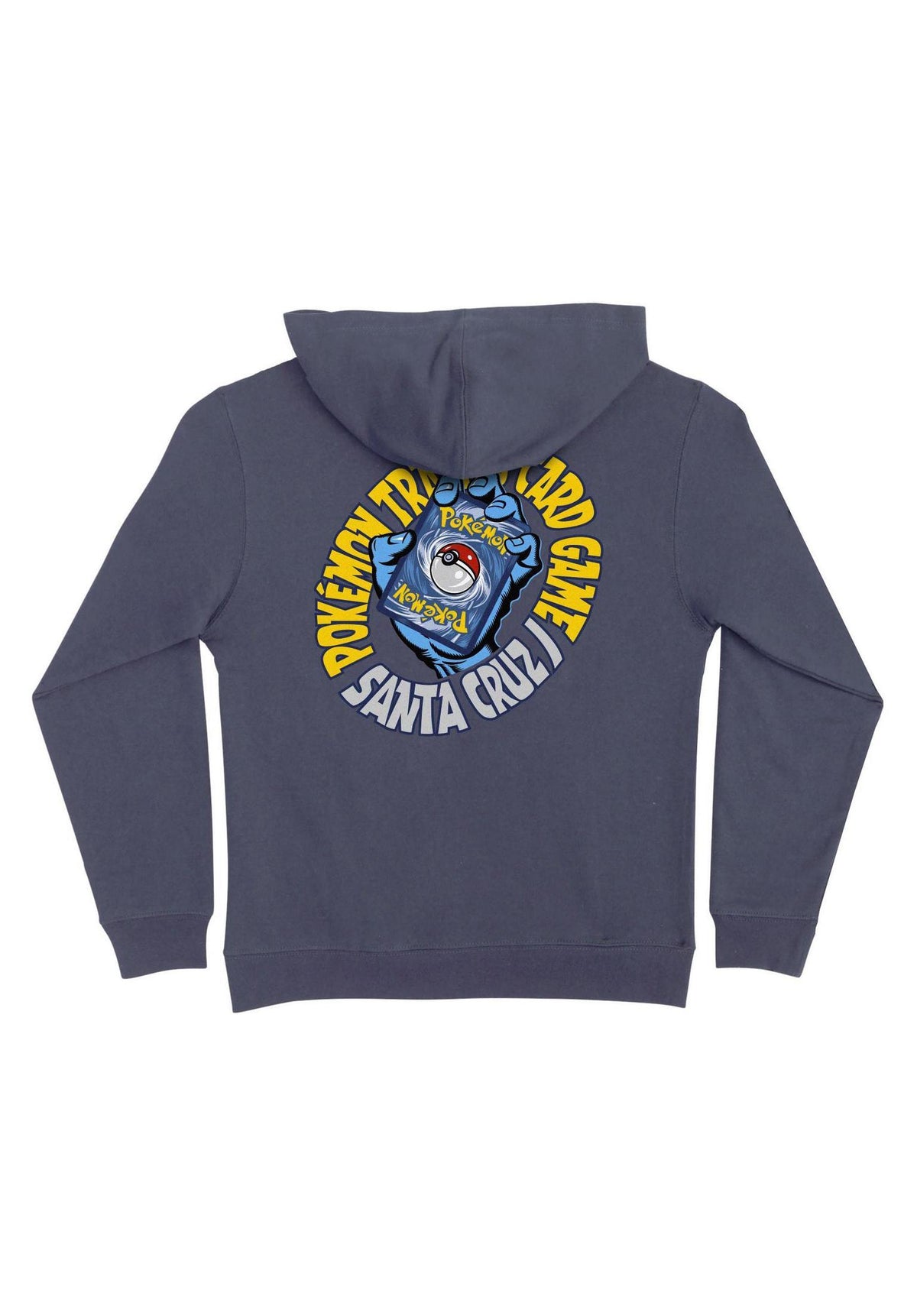 Santa-Cruz Pokémon TCG Hand Youth Midweight Hoodie stormblue – Rückenansicht