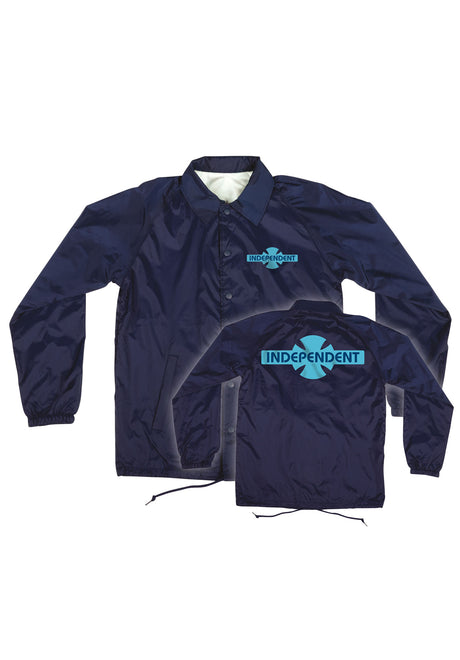 Independent OGBC Legacy Coach Windbreaker Übergangsjacke navy – Vorderansicht