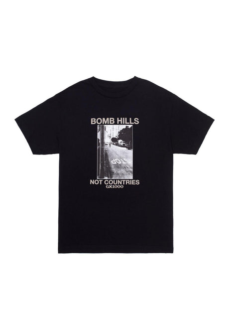 GX1000 Bomb Hills T-Shirt black-grey – Vorderansicht