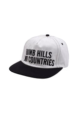 Bomb Hills 5-Panel Logo Snapback white Vorderansicht
