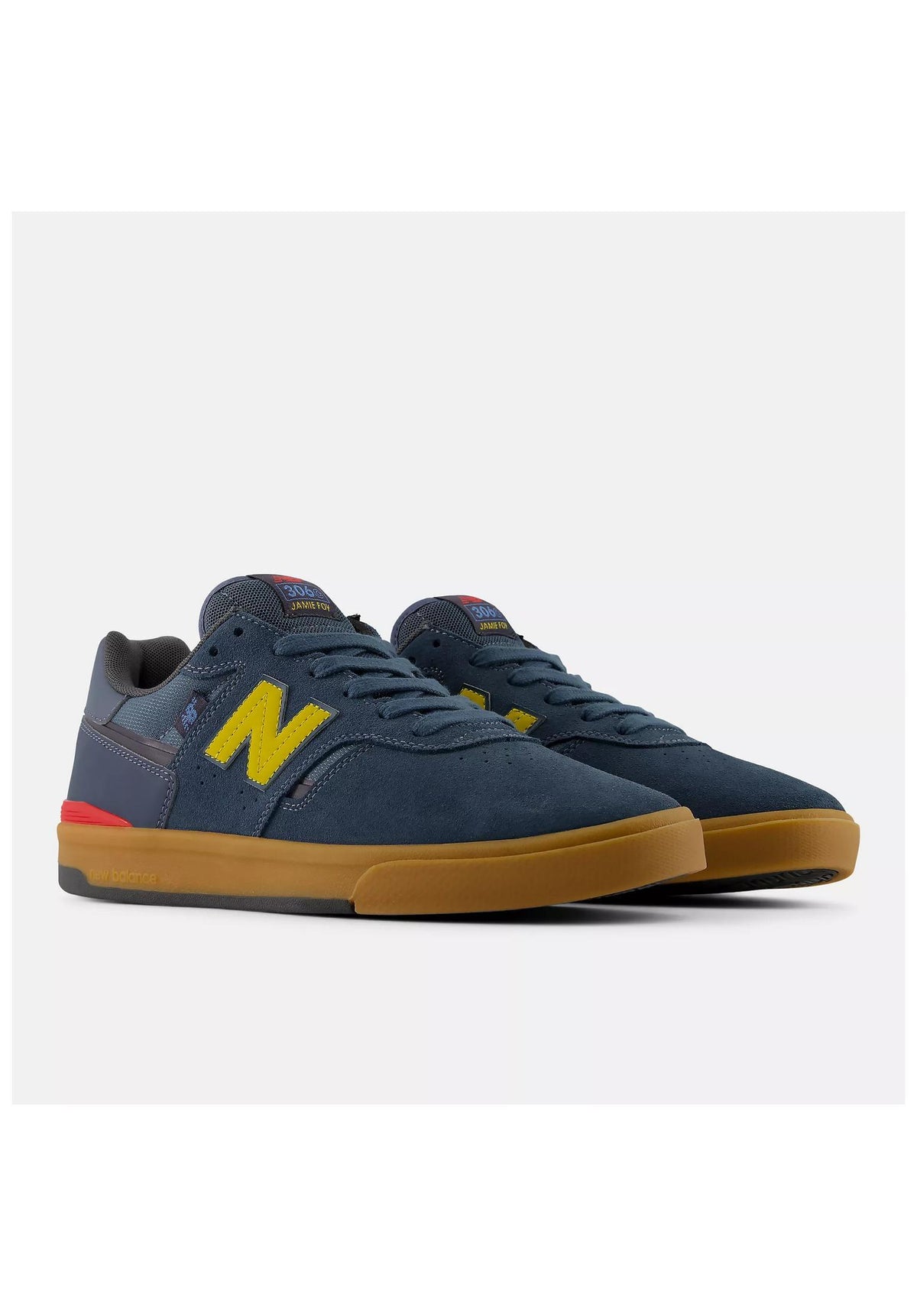 New Balance Numeric 306 Jamie Foy Cup Schuhe Jungs darksteel-blue – Rückenansicht