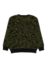 GX1000 Jacquard Knit Laced Sweatshirt green-black – Rückenansicht