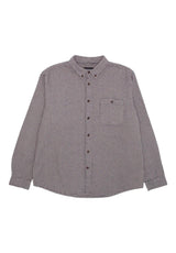 GX1000 Long Sleeve Houndstooth Button Down Hemd-Langarm blue – Vorderansicht