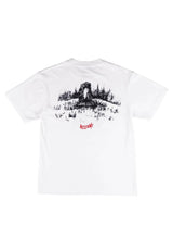 Welcome x Dark Souls Grave Boxy T-Shirt white – Vorderansicht
