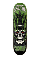 Creature Gravette Hippie Skull Pro Deck black-green – Vorderansicht
