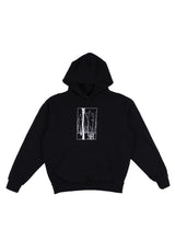 Welcome X AFI Decemberundergrouund Hoodie black – Rückenansicht