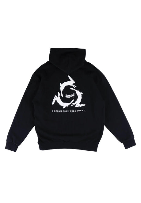 Welcome X AFI Decemberundergrouund Hoodie black – Vorderansicht