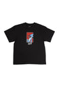 X Regular Show Mordecai Boxy Garment-Dyed black Vorderansicht