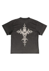 Iron Wolf Boxy Garment-Dyed vintage-black Closeup2