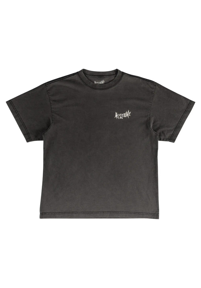 Iron Wolf Boxy Garment-Dyed vintage-black Vorderansicht
