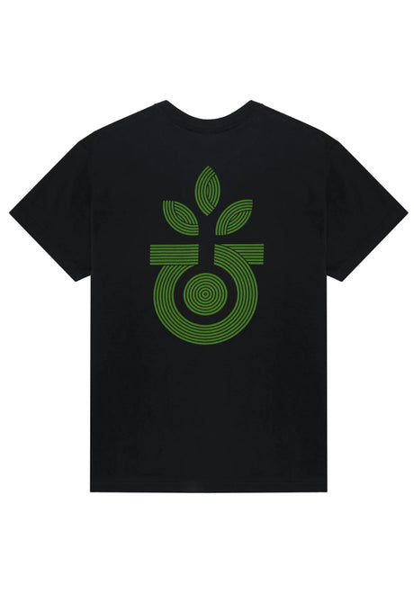 Habitat Bloom Lines T-Shirt black – Rückenansicht