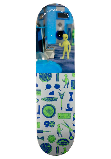 Alien-Workshop Popson Zenith Deck white – Vorderansicht